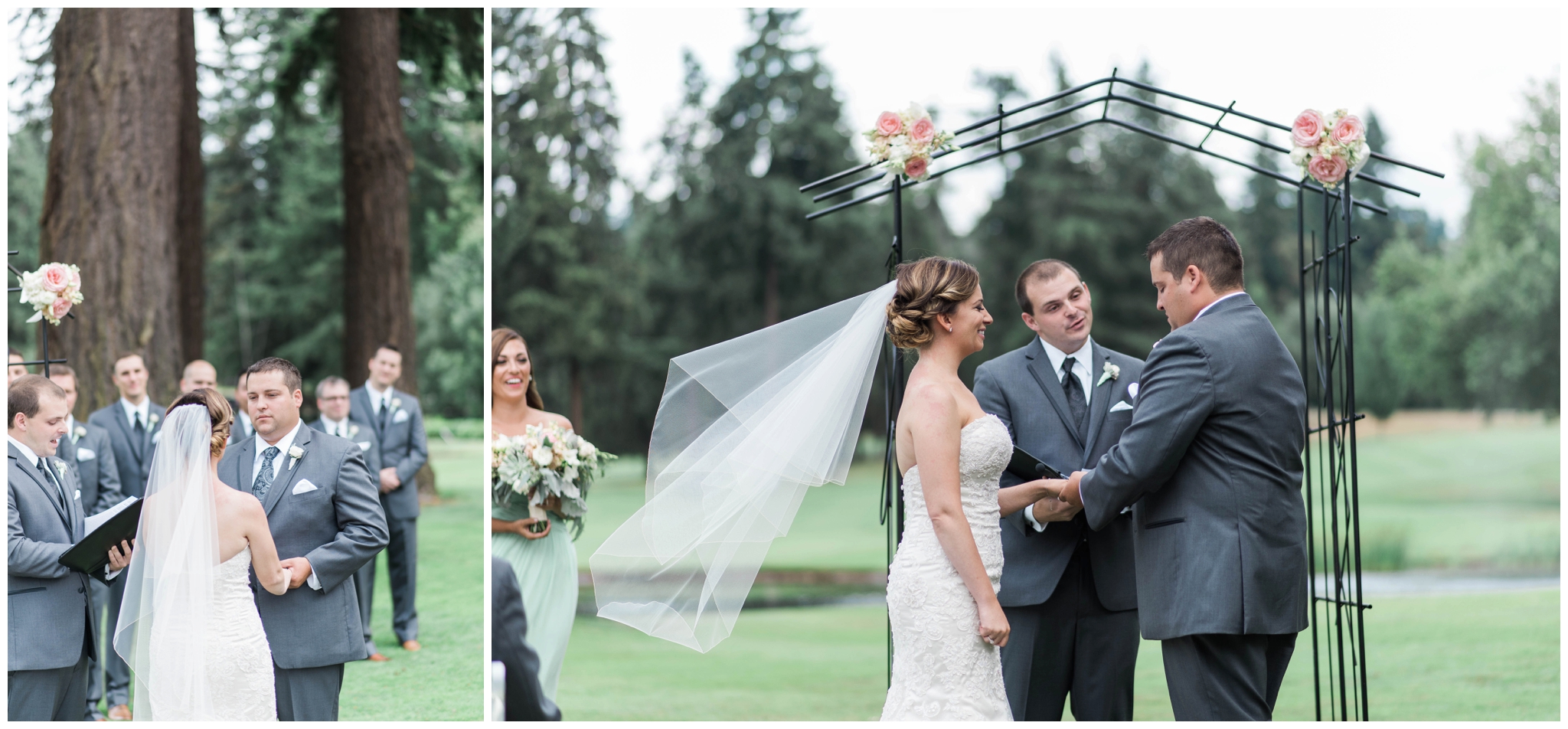 Inglewood Gold Club Wedding. mint. Blush. Seattle Wedding PHotographer. B. Jones Photography. Country Club Wedding