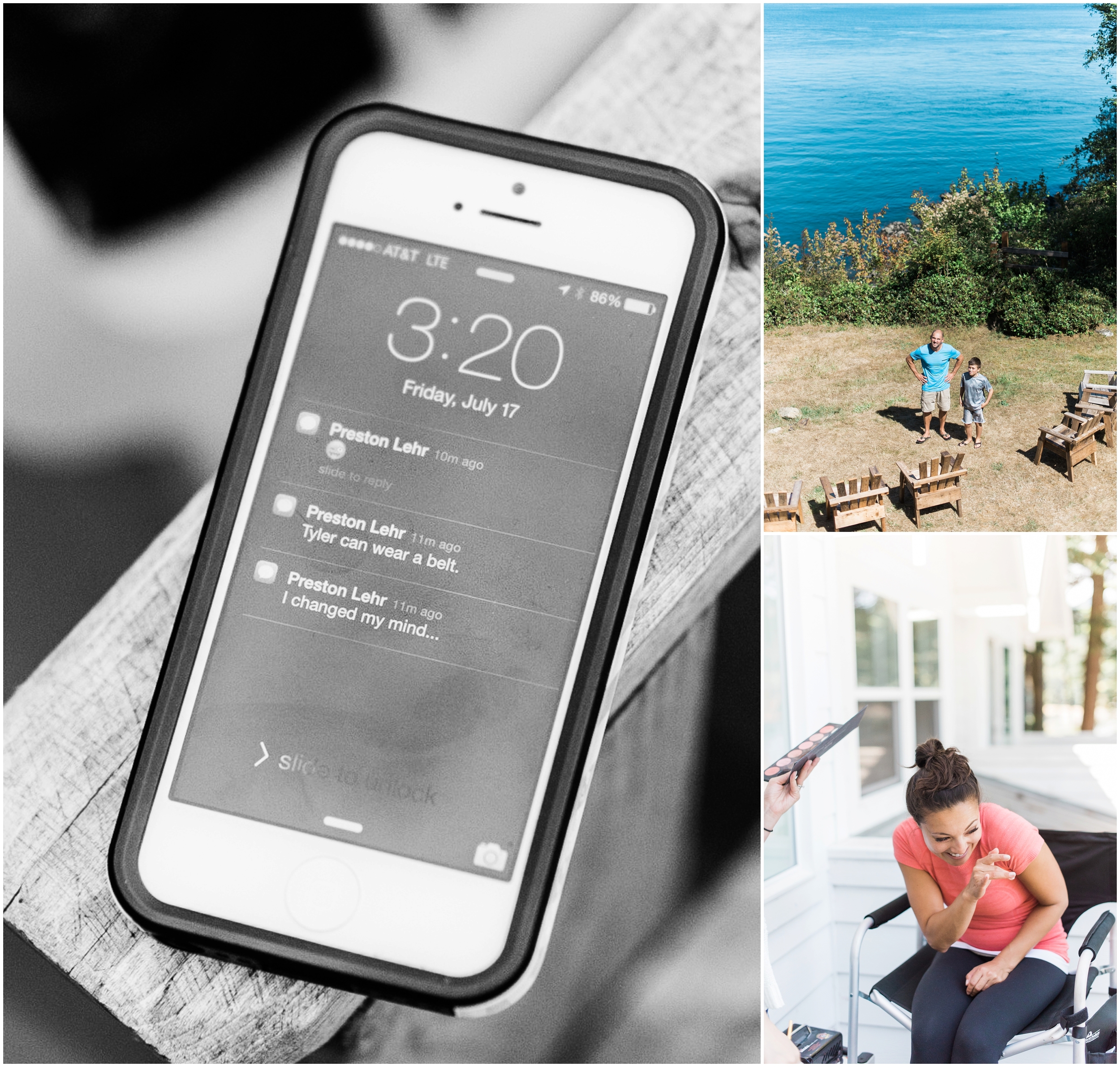 Orcas Island Wedding. San Juan Island Wedding. Bayside Cottages. Pacific Northwest. Destination Wedding. Eastsound. Rosario Resort. Nautical. coastal. Intimate. Blended Family. Anchors.