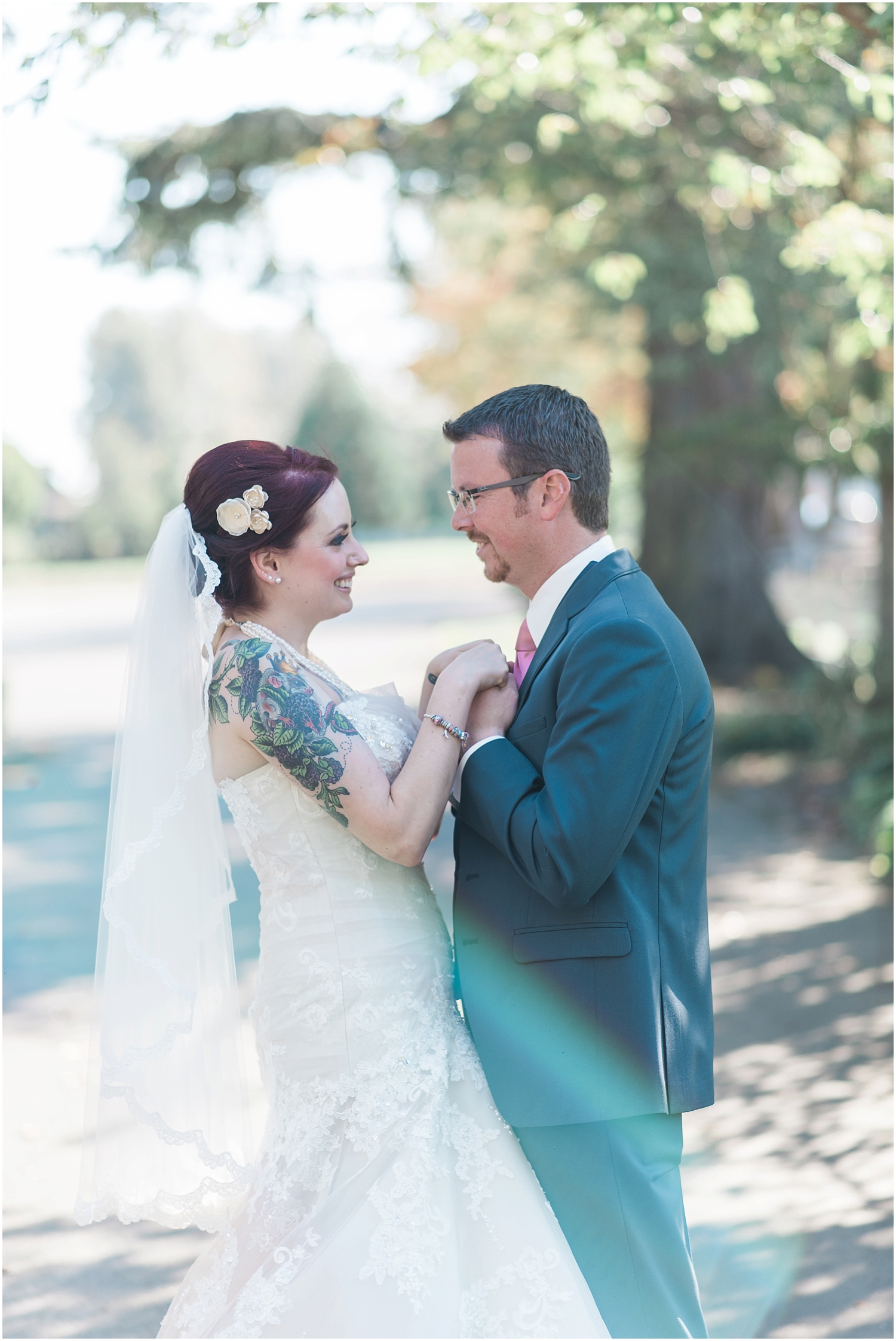Maplehurst farm wedding. Snohomish WEdding Photographer. Rustic Chic Farmhouse Wedding. Polka dots, burlap, lace, bunny cake topper, high tops, Elizabeth marie makeup, chandelier, DIy, vintage, unique, navy, pink, turquoise.