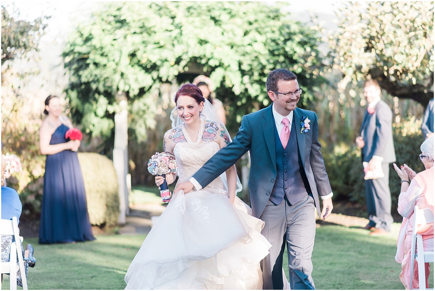 Maplehurst farm wedding. Snohomish WEdding Photographer. Rustic Chic Farmhouse Wedding. Polka dots, burlap, lace, bunny cake topper, high tops, Elizabeth marie makeup, chandelier, DIy, vintage, unique, navy, pink, turquoise.