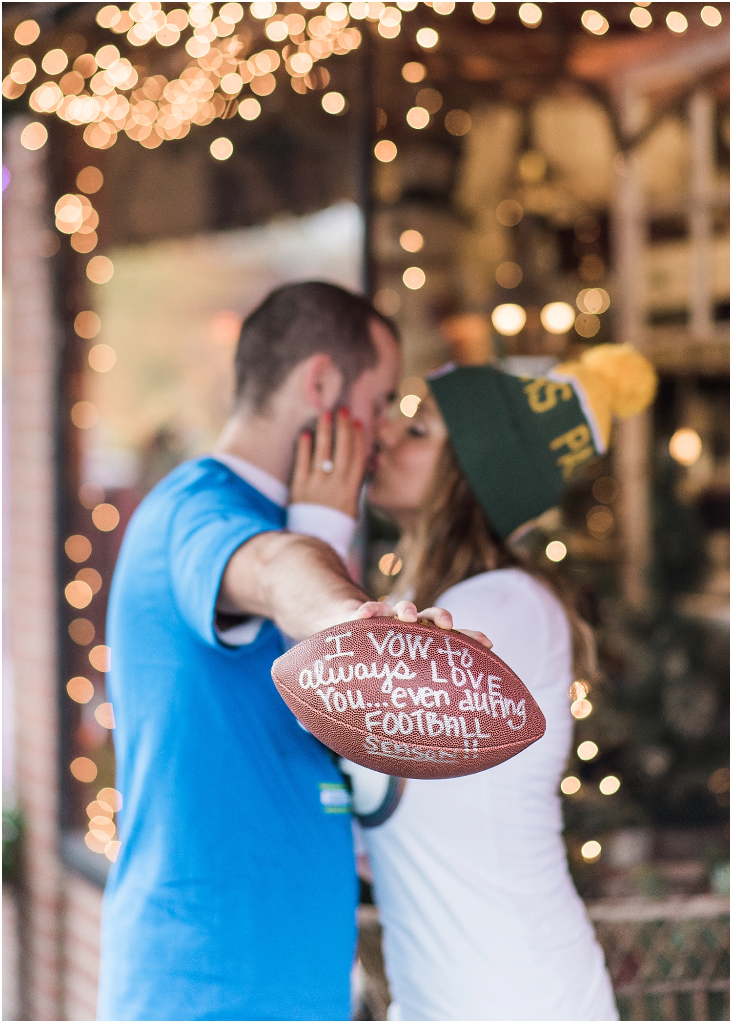 Downtown Historic Snohomish Rainy Fall Winter Christmas Light Engagement. Fall Foliage. Bride and Groom. 