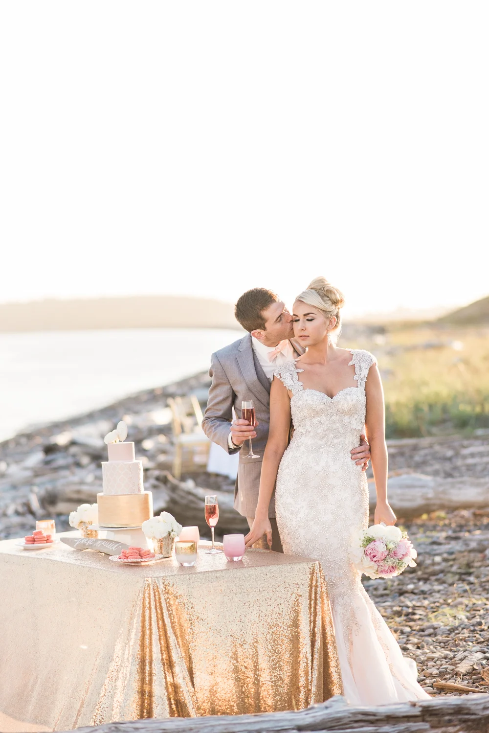 Coastal Destination Wedding Venue: Seabrook, WA. | B. Jones Photography