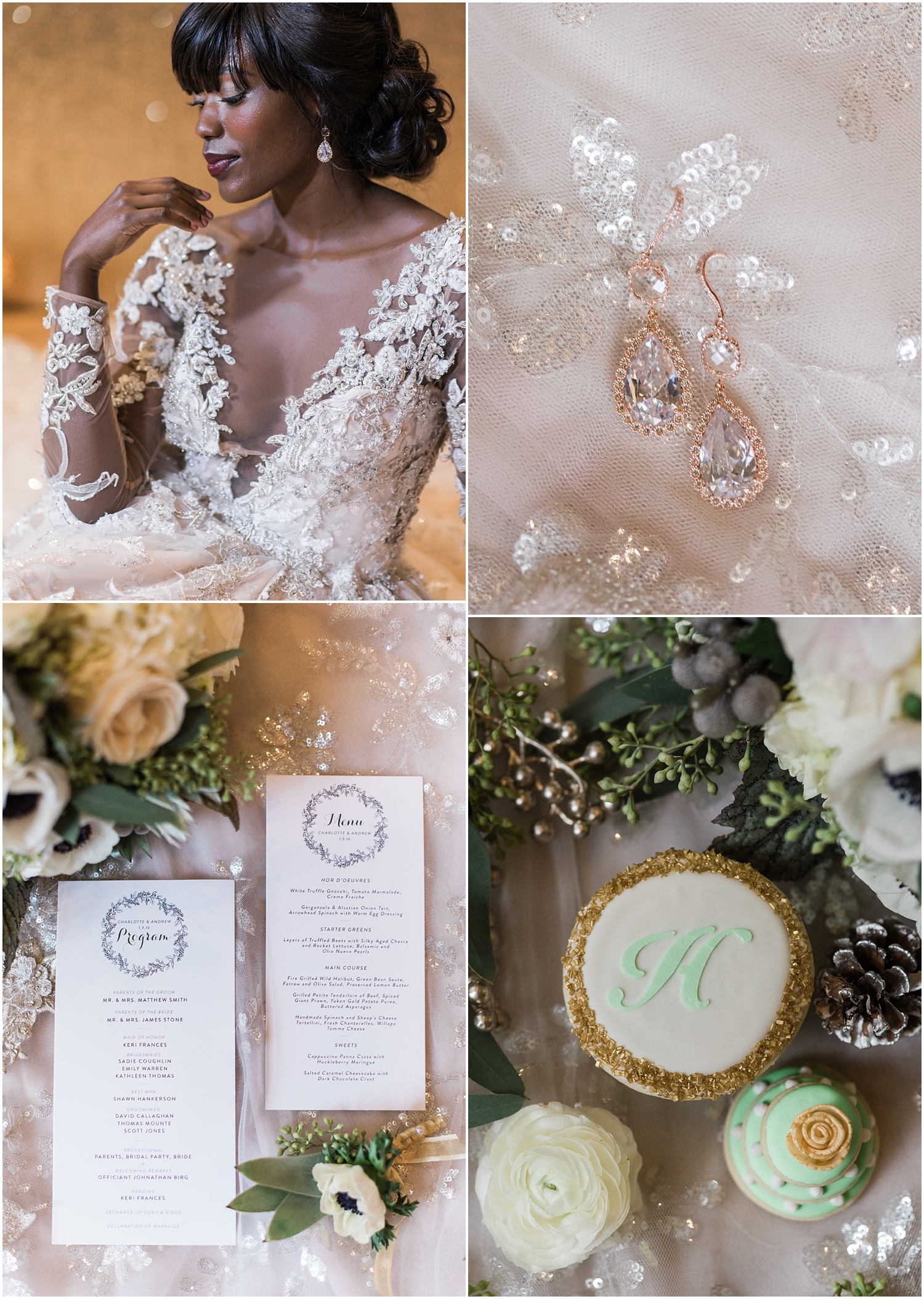 Winter wedding at the Fairmont Olympic Hotel in Seattle