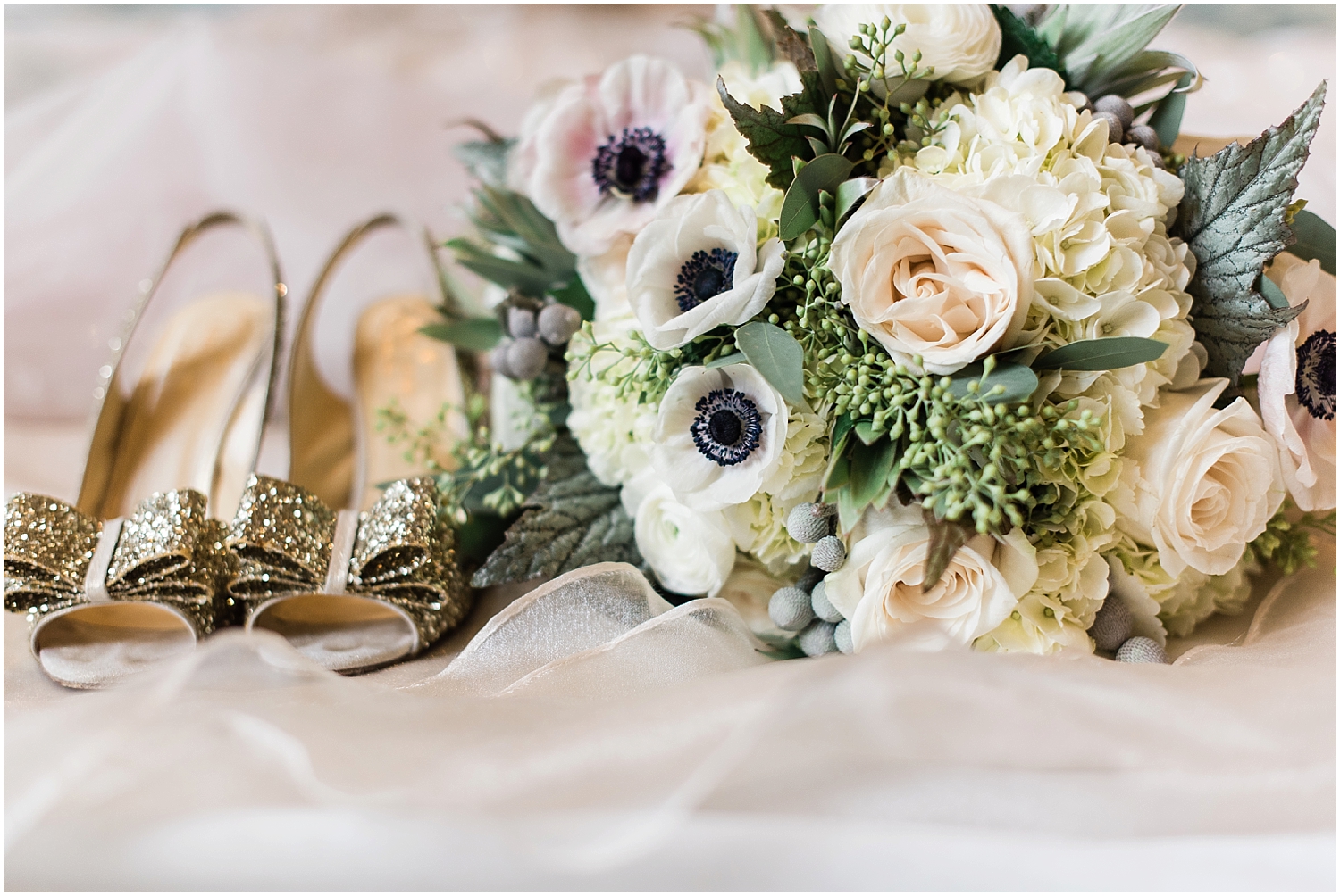 Winter wedding at the Fairmont Olympic Hotel in Seattle