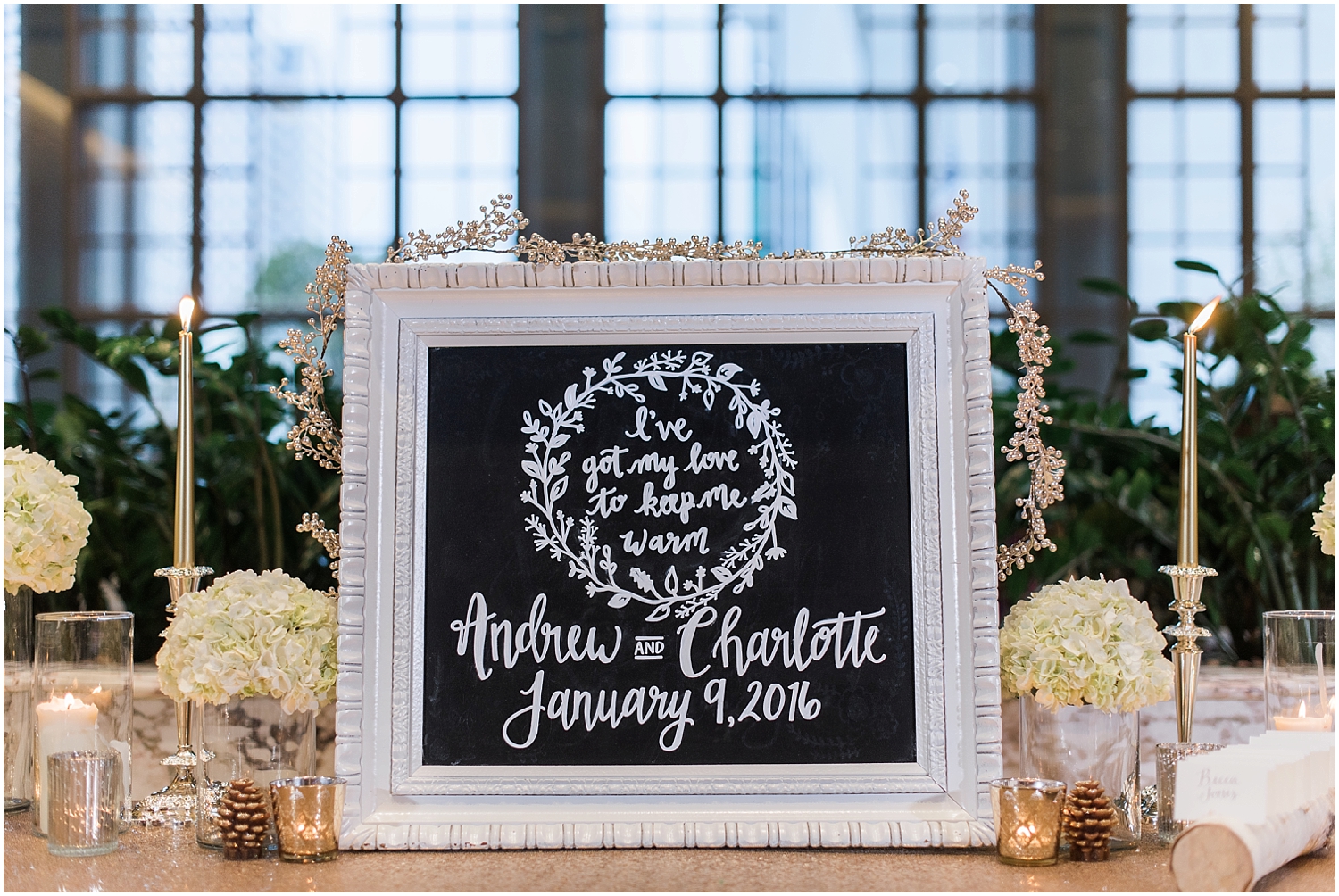 Winter wedding at the Fairmont Olympic Hotel in Seattle