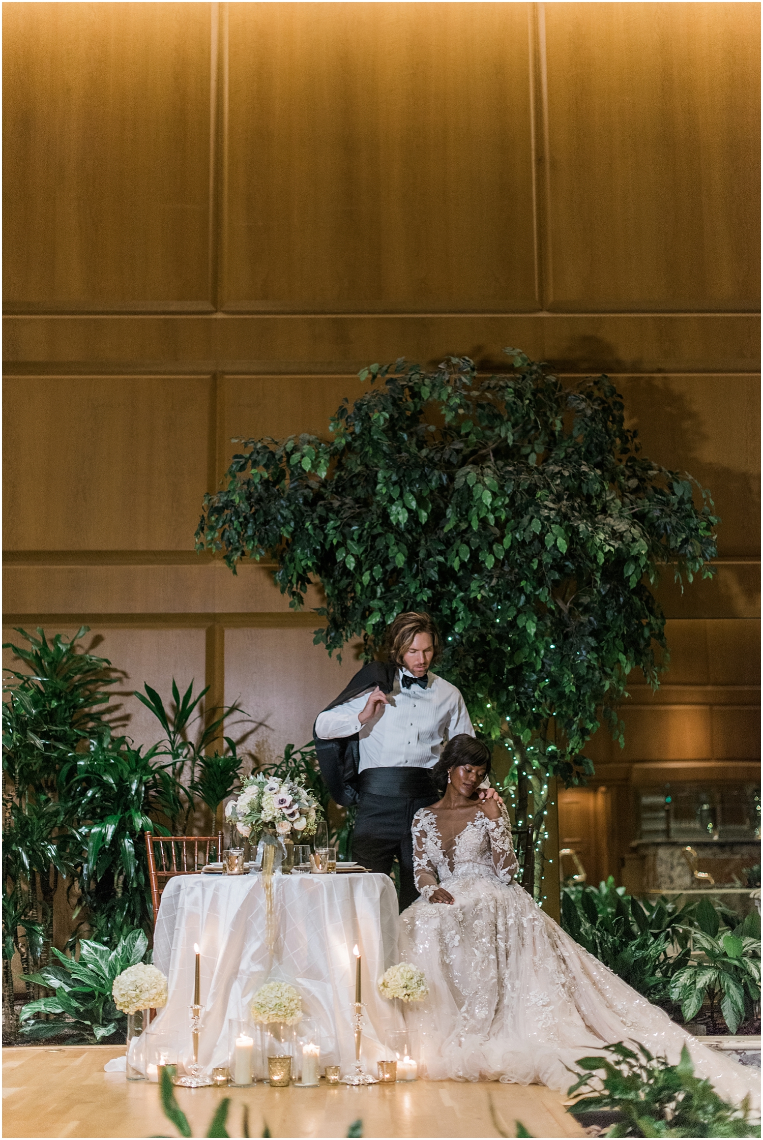 Winter wedding at the Fairmont Olympic Hotel in Seattle