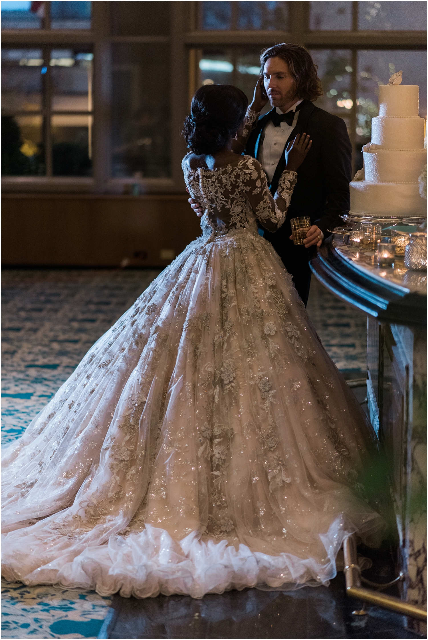 Winter wedding at the Fairmont Olympic Hotel in Seattle