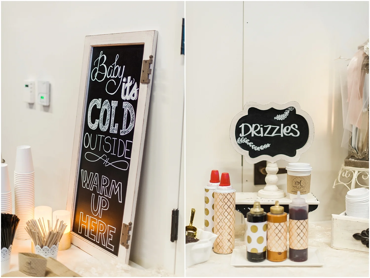 Mukilteo Rosehill Community Center Wedding. Winter Glitter Wedding. Blush, Champagne, Gold