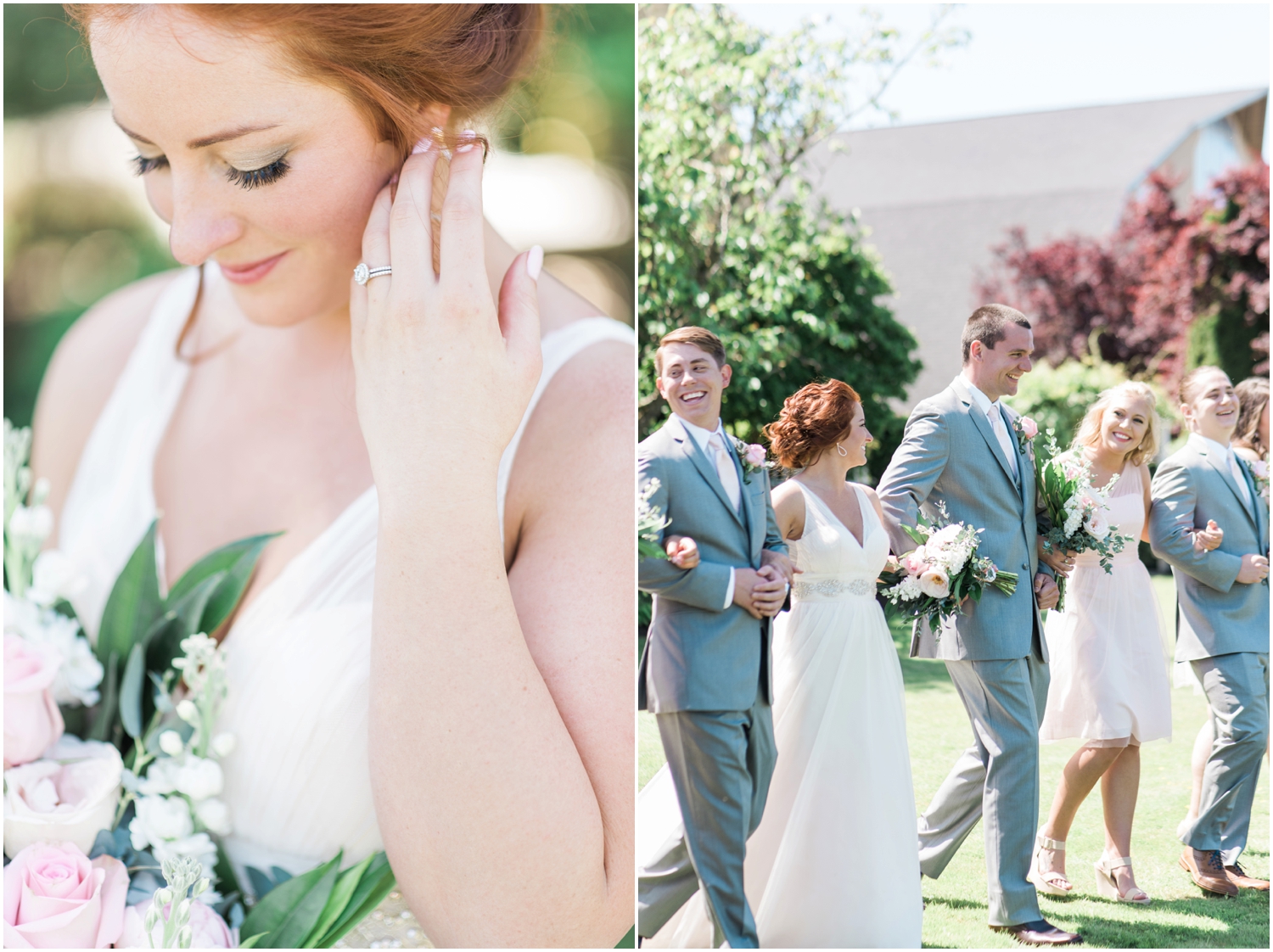 Lord Hill Farms Wedding in Snohomish. Blush, Gold. Glitter. Rustic Chic Wedding.  B. Jones Photography