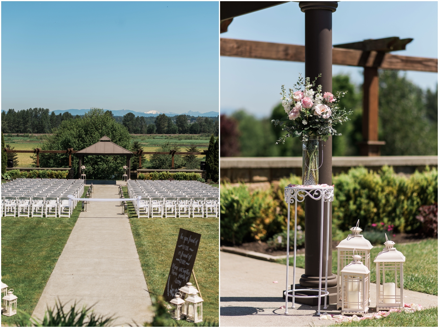 Lord Hill Farms Wedding in Snohomish. Blush, Gold. Glitter. Rustic Chic Wedding.  B. Jones Photography