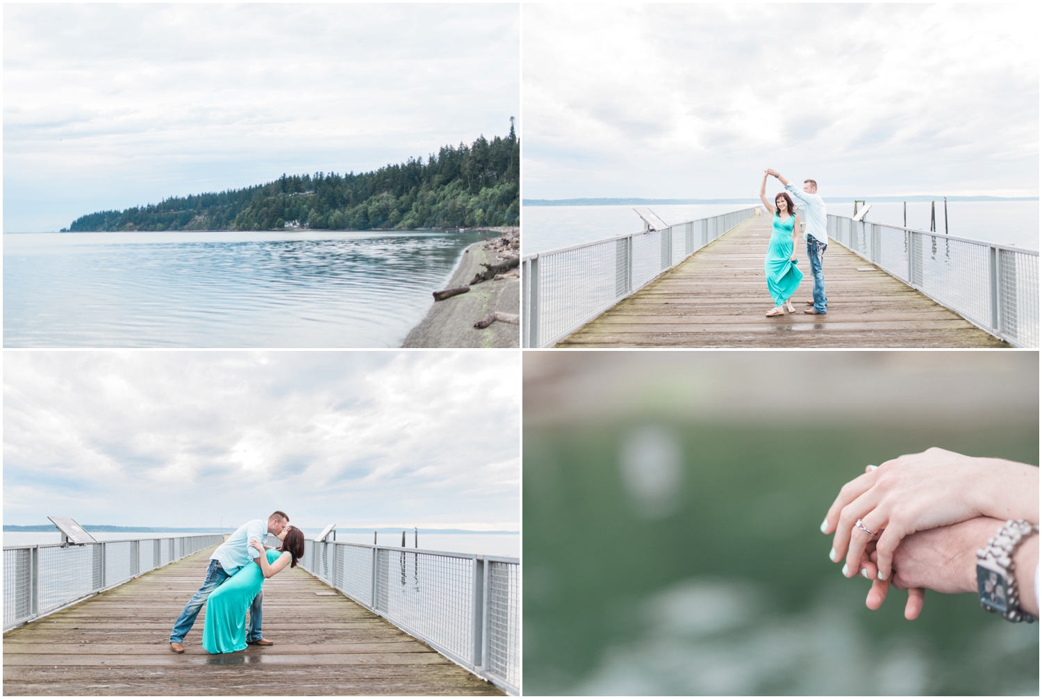 PNW Beach Engagement. Seattle Wedding Photographer