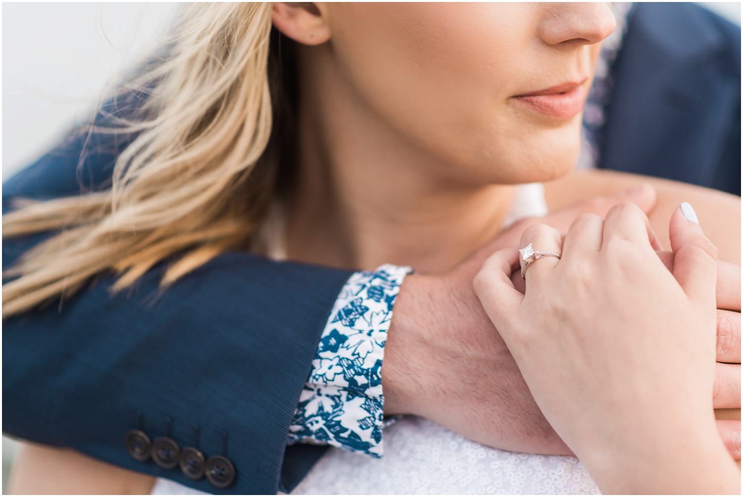 Nautical Beach Engagement. Mission Beach. PNW Beach Wedding 