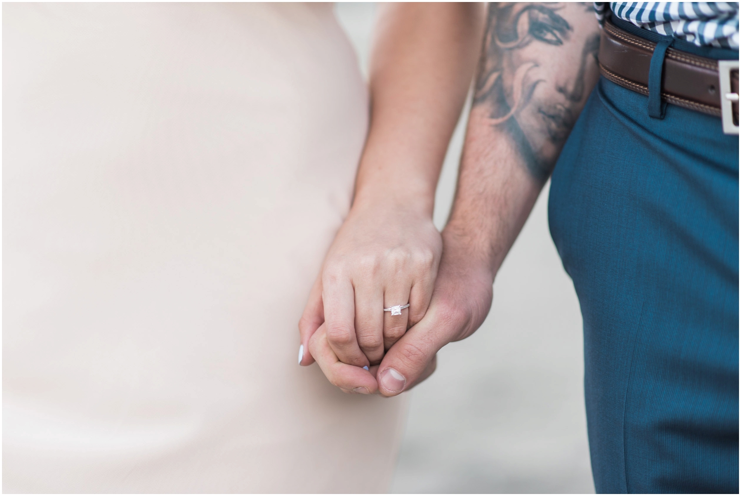 Nautical Beach Engagement. Mission Beach. PNW Beach Wedding 