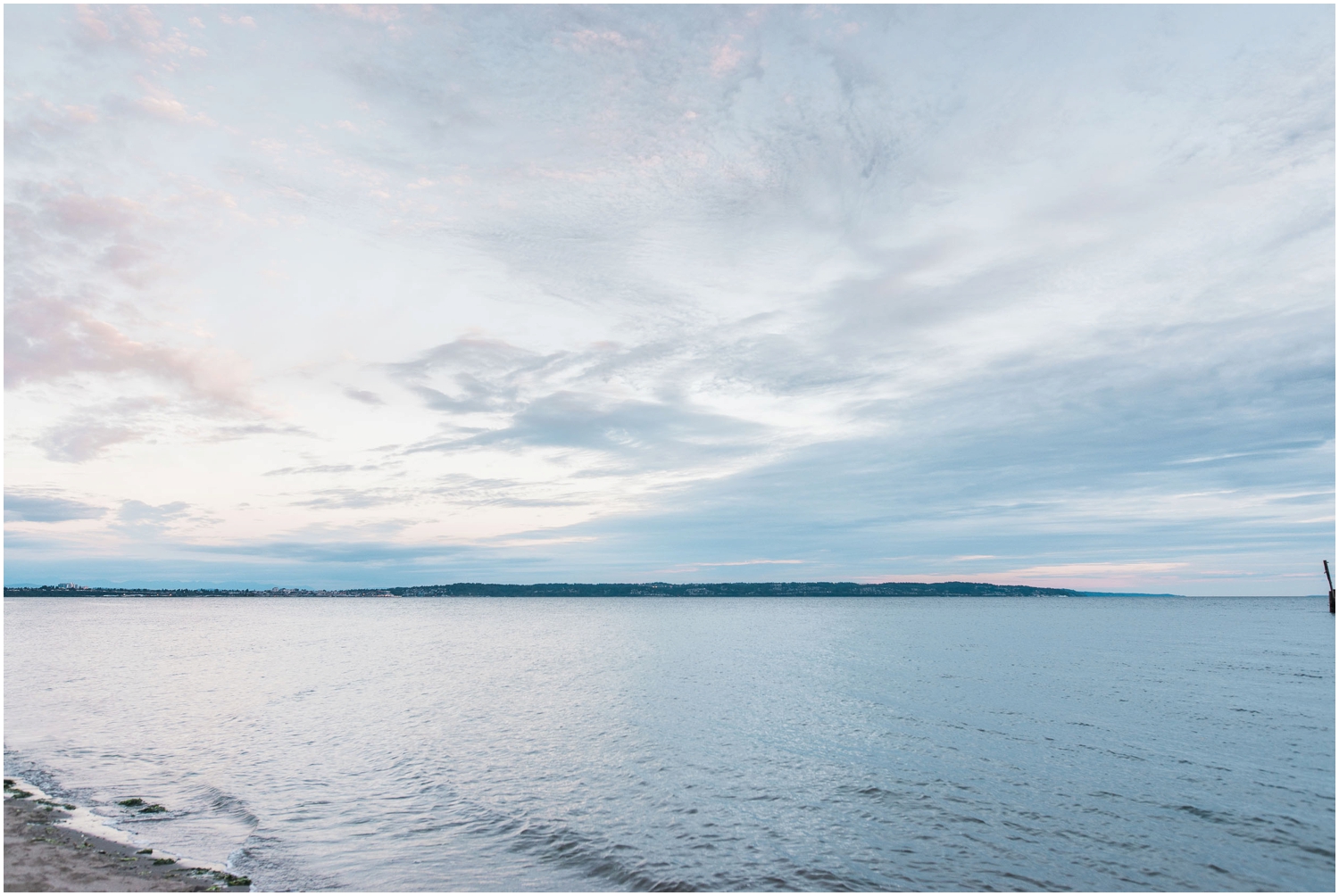 Nautical Beach Engagement. Mission Beach. PNW Beach Wedding 