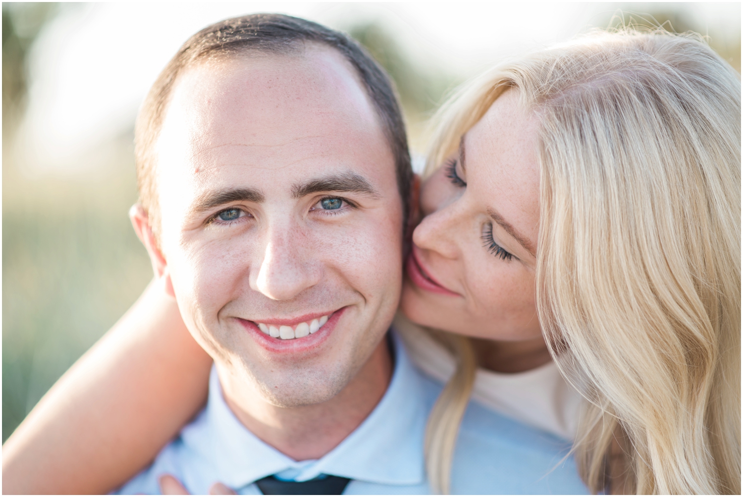 Discovery Park Sunset Beach engagement. Lighthouse. Golden Hour. 