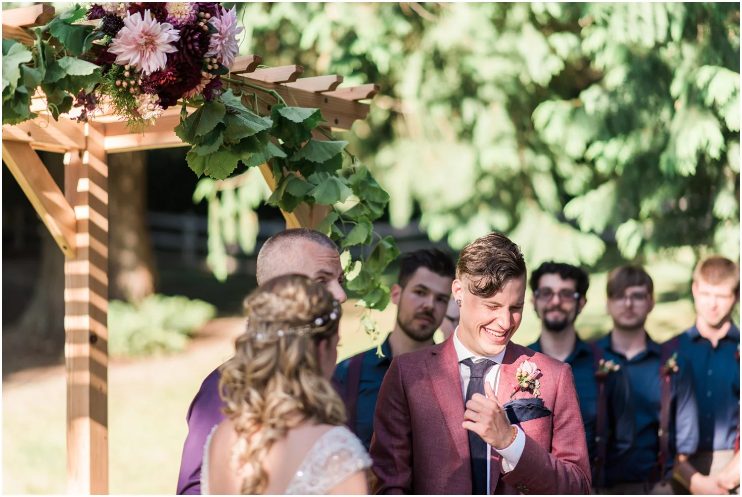 Delille Cellars Wedding - andrea and jay