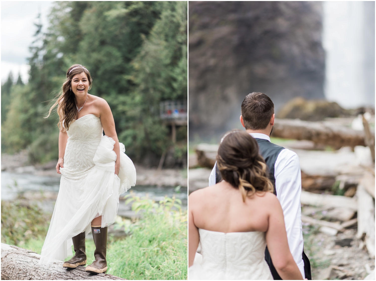 Kristy and marks salish lodge wedding at snoqualmie falls 