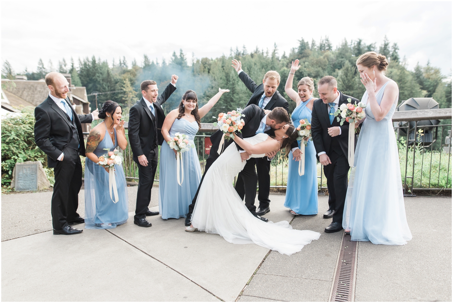 Kristy and marks salish lodge wedding at snoqualmie falls 