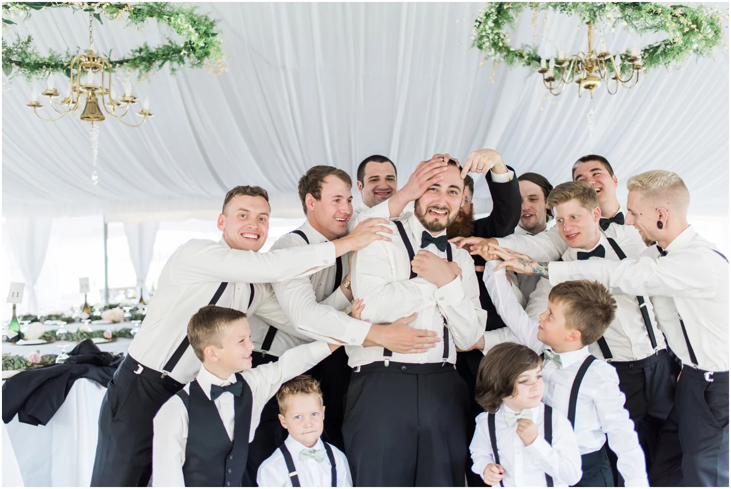 Lake Whatcom Waterfront Tent Wedding. Pablo and Emily. Bellingham Wedding Photographer