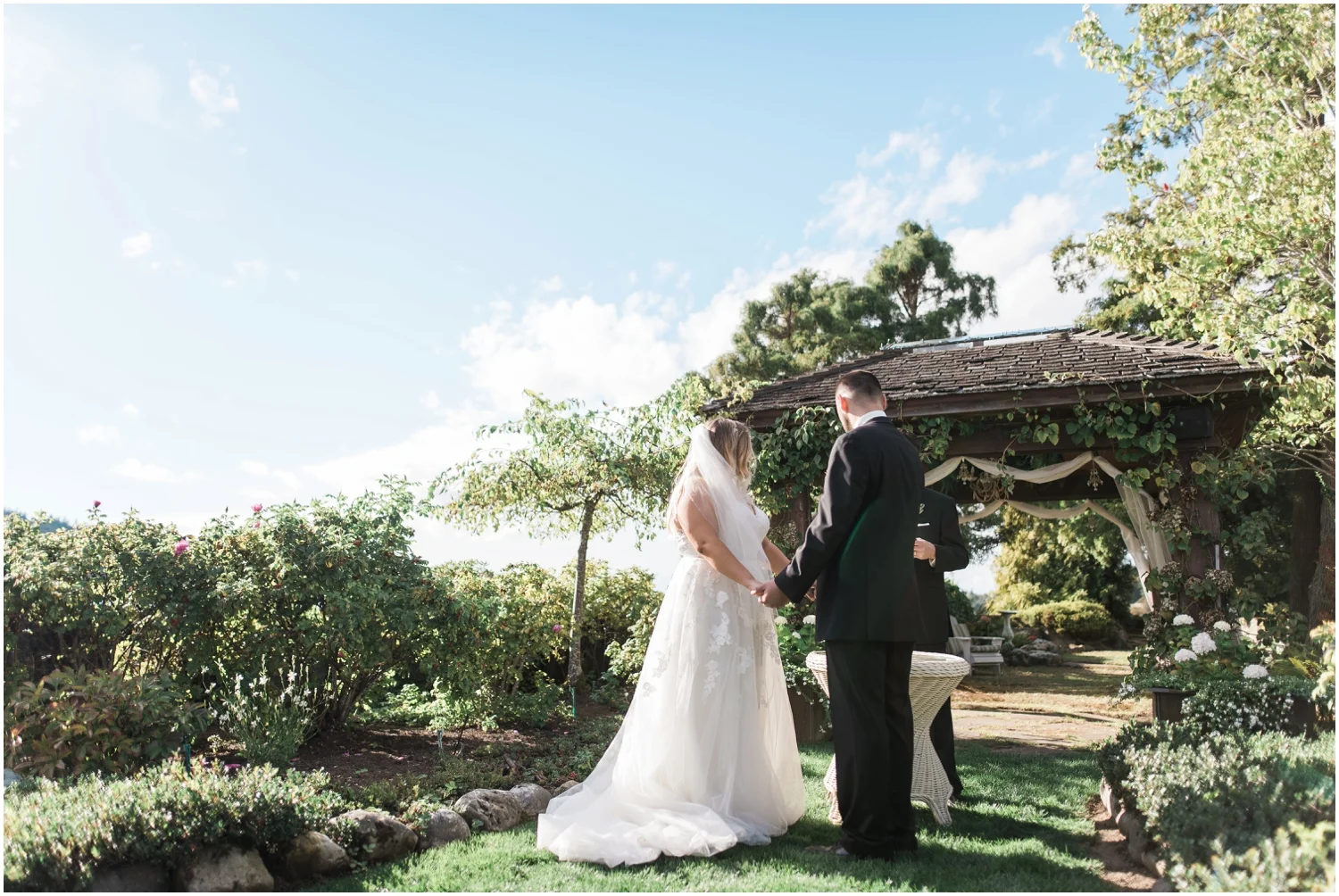 Lake Whatcom Waterfront Tent Wedding. Pablo and Emily. Bellingham Wedding Photographer