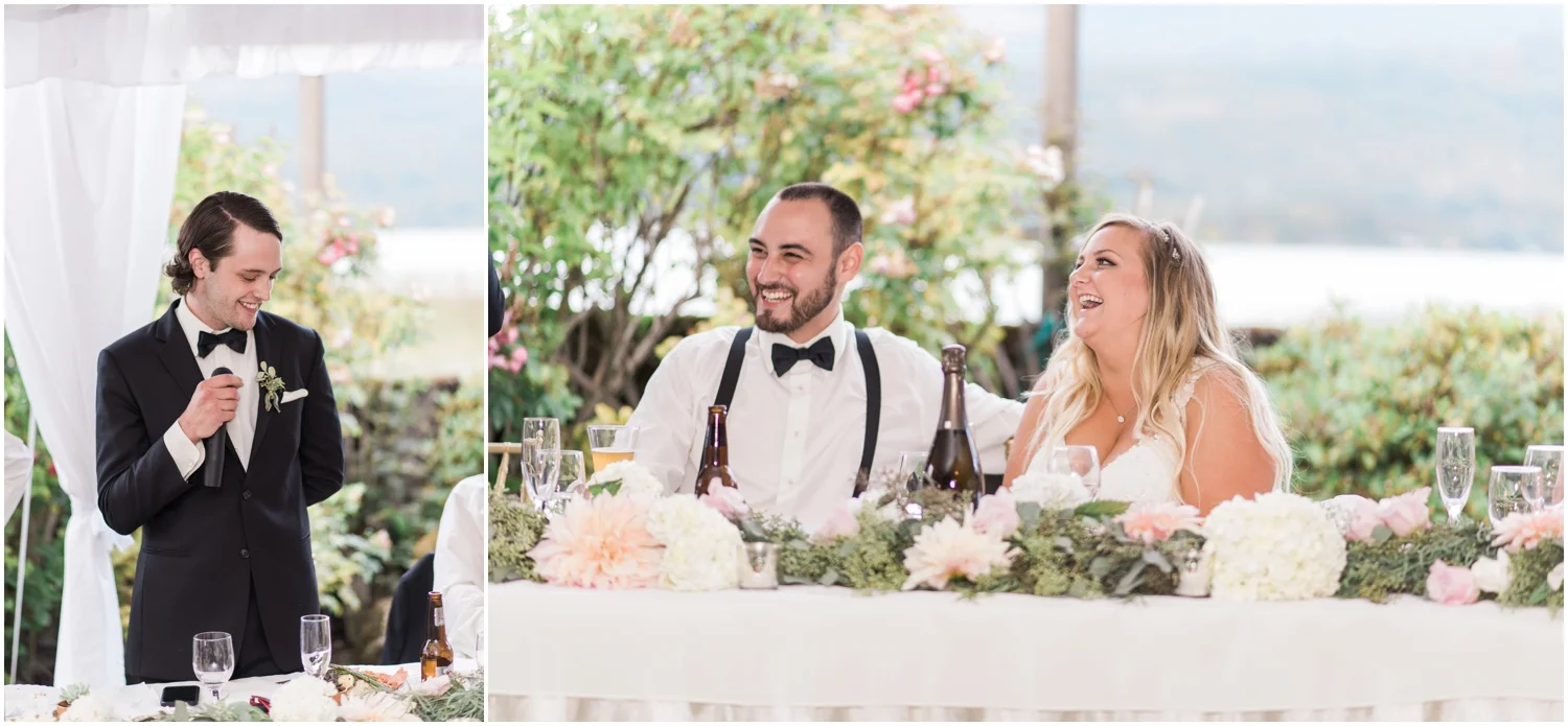 Lake Whatcom Waterfront Tent Wedding. Pablo and Emily. Bellingham Wedding Photographer