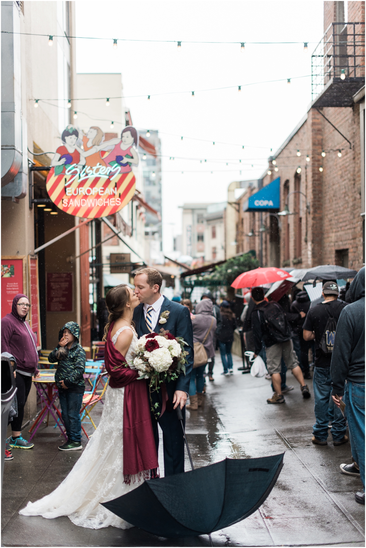 Bri & Brian's Pike Place Market & Golden Garden Bath House Wedding