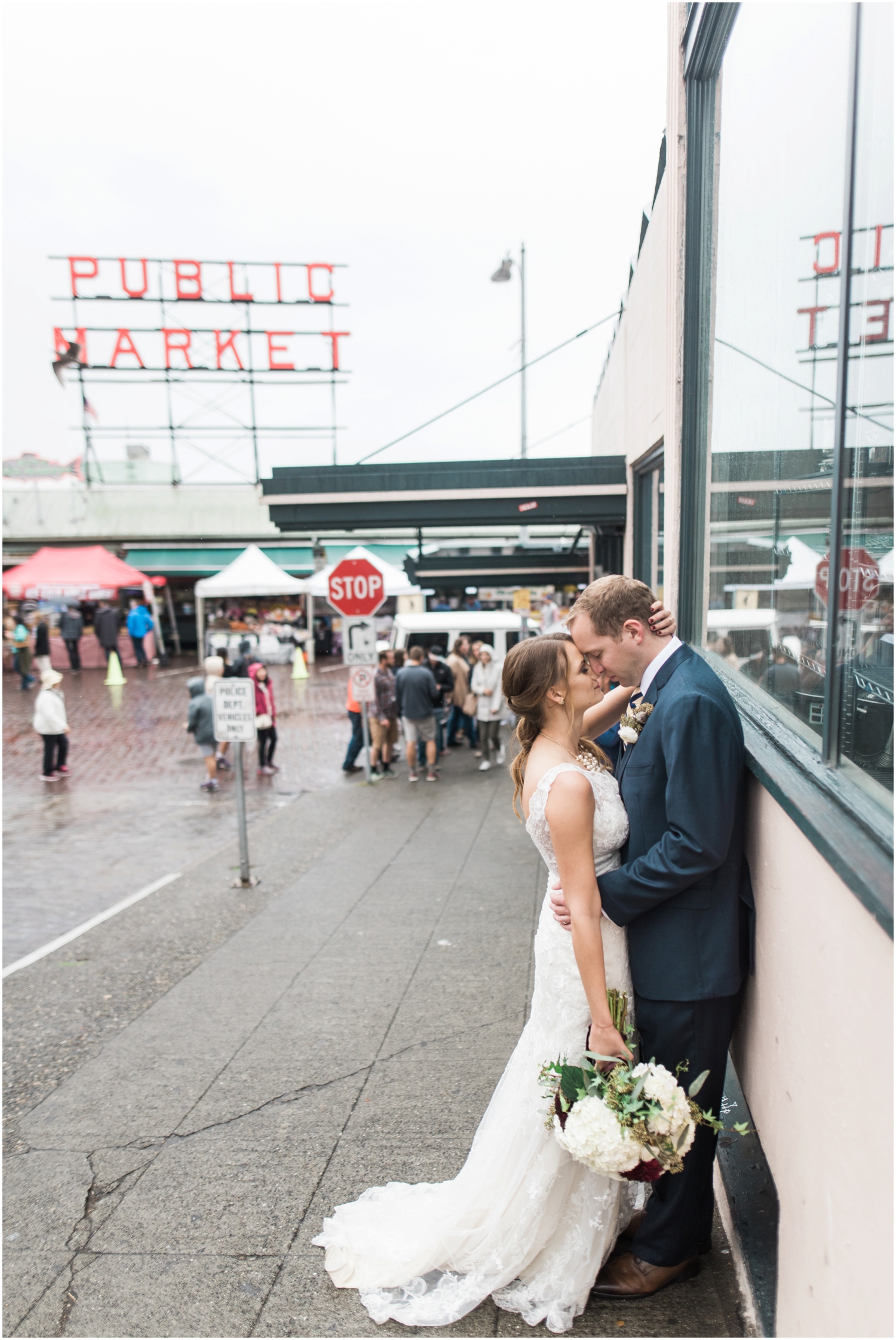 Bri & Brian's Pike Place Market & Golden Garden Bath House Wedding