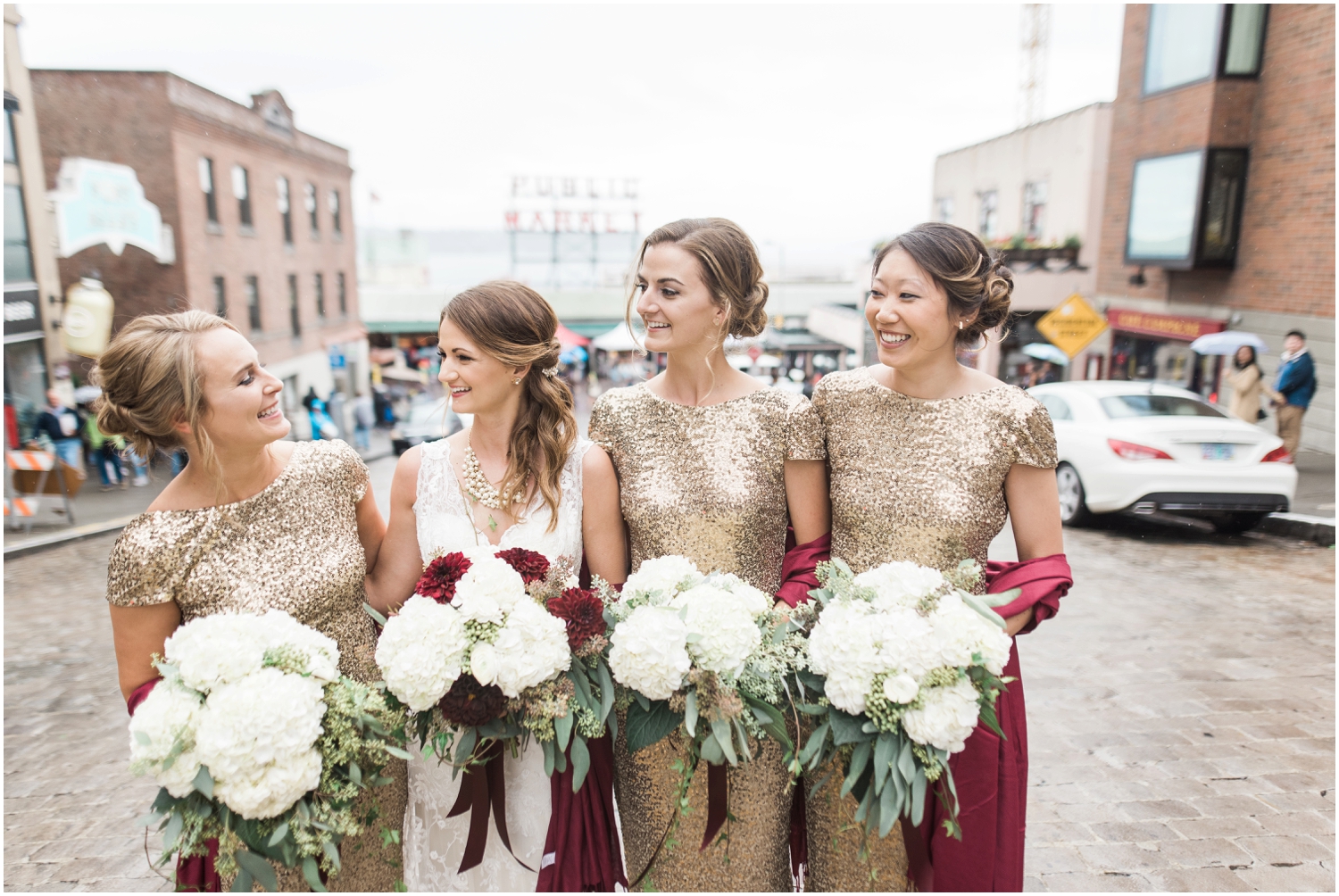 Bri & Brian's Pike Place Market & Golden Garden Bath House Wedding