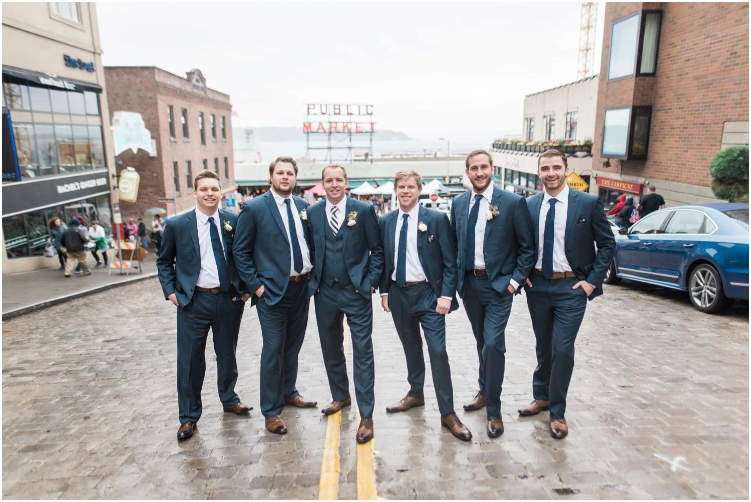 Bri & Brian's Pike Place Market & Golden Garden Bath House Wedding