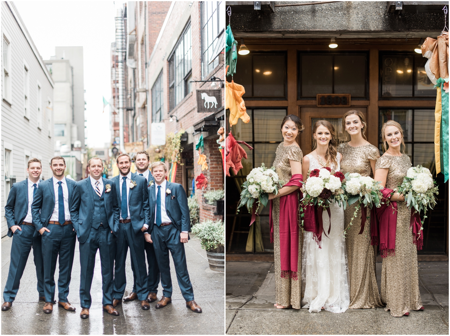 Bri & Brian's Pike Place Market & Golden Garden Bath House Wedding