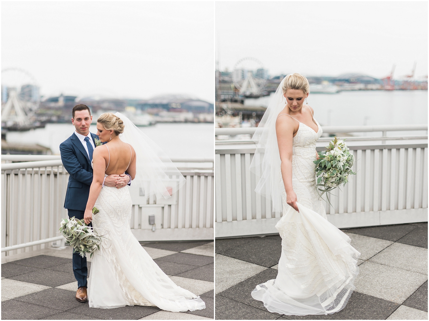  World Trade Center, Nautical wedding, kendra scott, jimmy choo, nordstrom, seattle waterfront, PNW Wedding, Honeycrumb bakery, mermaid wedding, sequins, elegant 