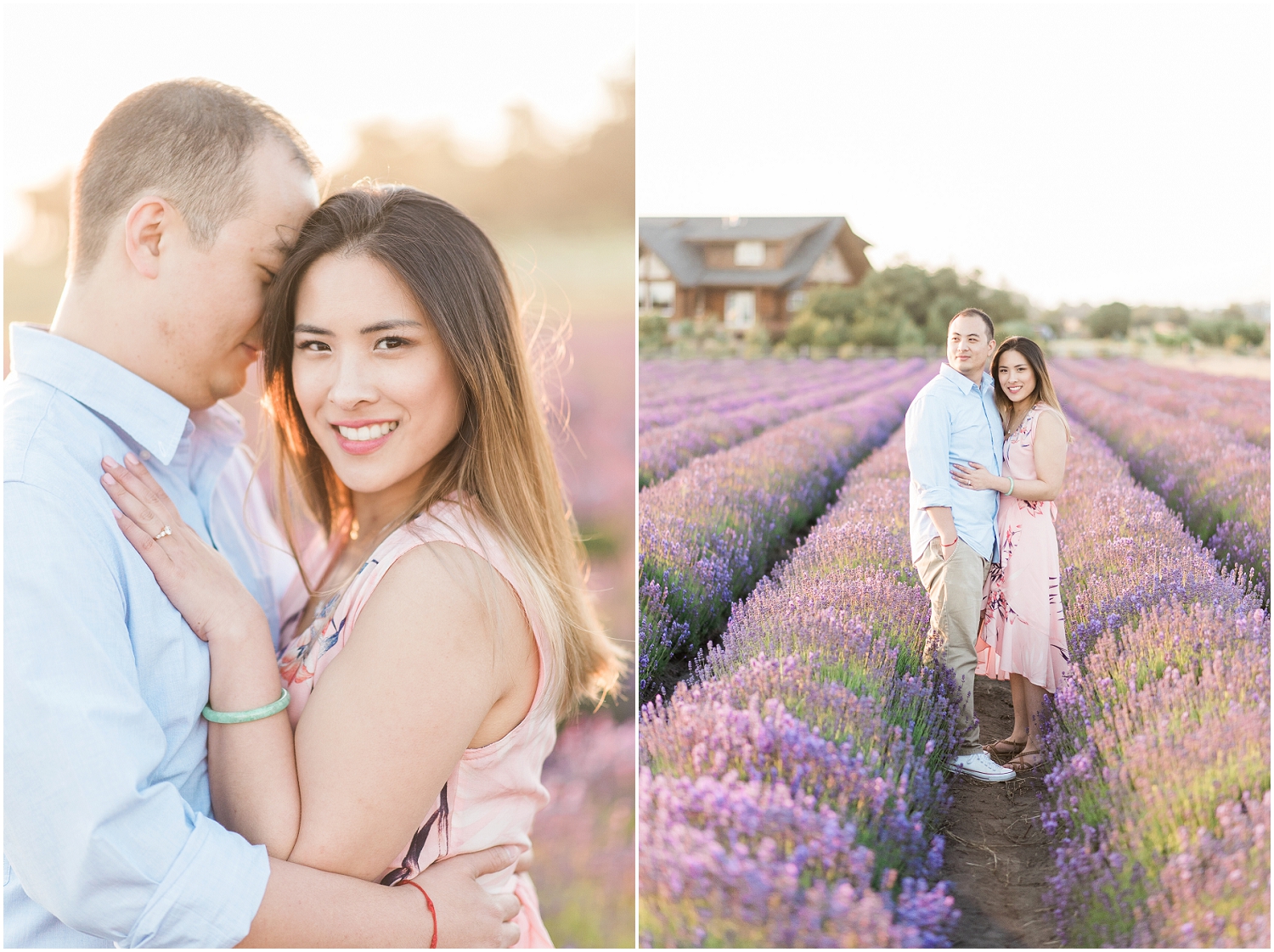  Whidbey Island, PNW Engagment Photographer, Lavendar Farm, Rose Gold, Romantic Photography, Ebeys Landing, Sunset 