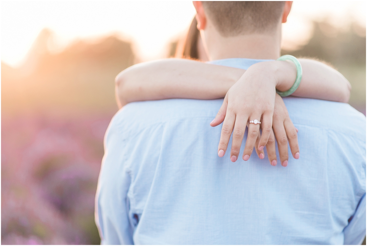 Whidbey Island, PNW Engagment Photographer, Lavendar Farm, Rose Gold, Romantic Photography, Ebeys Landing, Sunset
