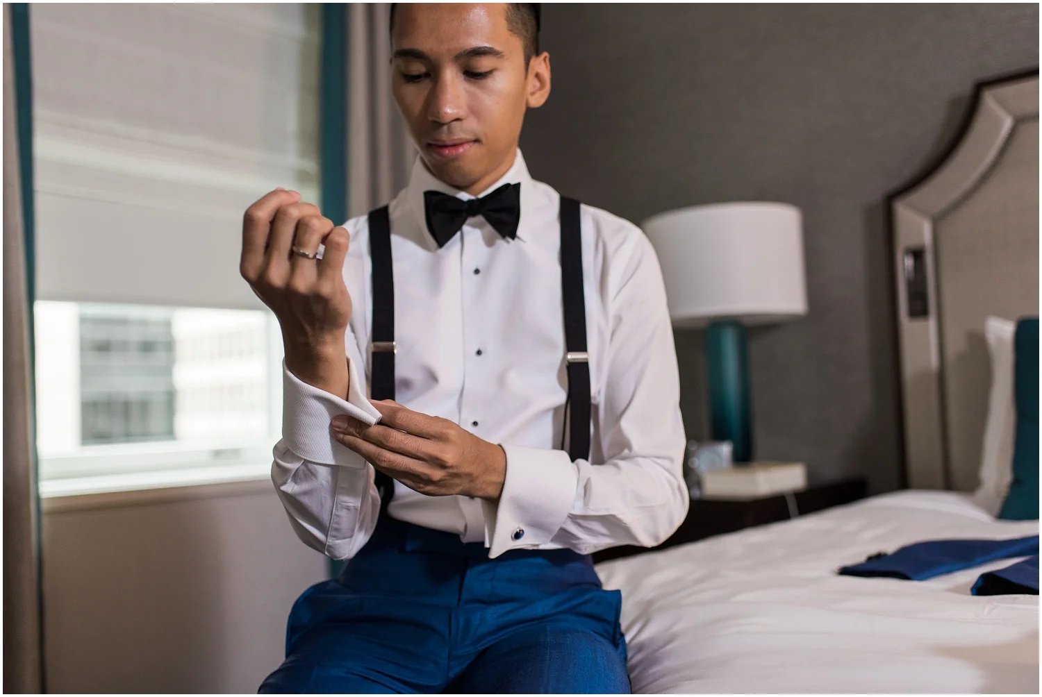 fairmont Hotel, Glamor, Luxury, Gay, LGBTQIA+, King County Wedding Photography, YSL, Ami, Louboutin, Men's fashion, designer, high end, on trend, classic