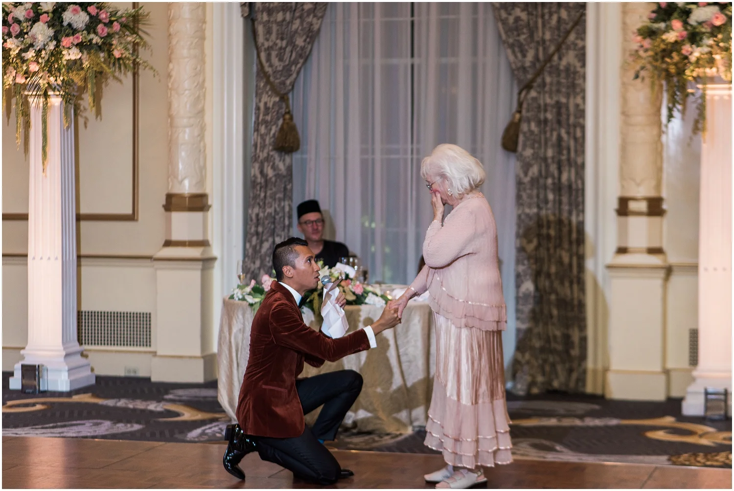 fairmont Hotel, Glamor, Luxury, Gay, LGBTQIA+, King County Wedding Photography, YSL, Ami, Louboutin, Men's fashion, designer, high end, on trend, classic