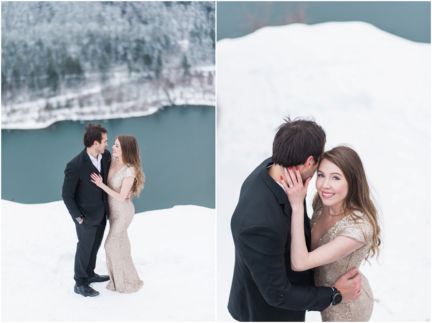 Rattlesnake Mountain adventure hiking engagement photos. Seattle Wedding Photography, Snohomish Wedding Photography