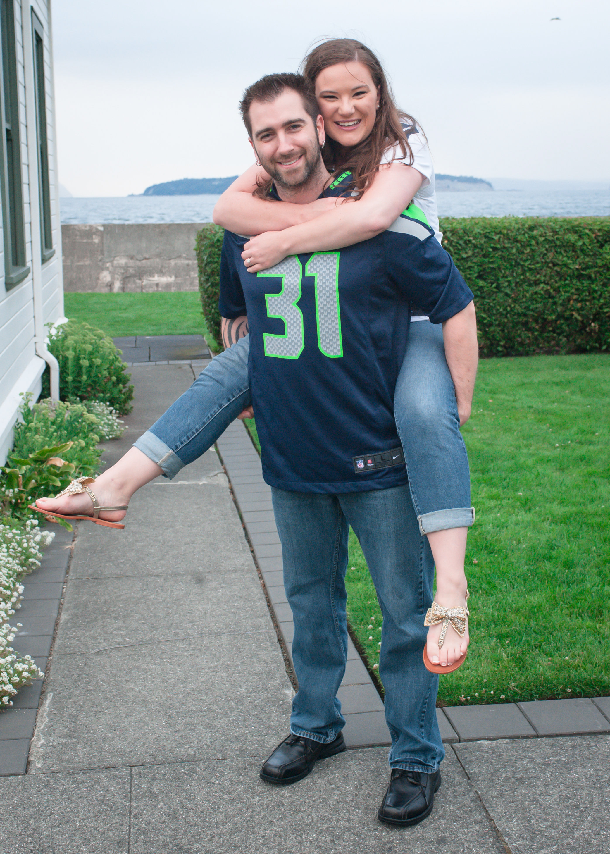 Seahawks Wedding and engagement inspiration. Seattle Wedding Pho