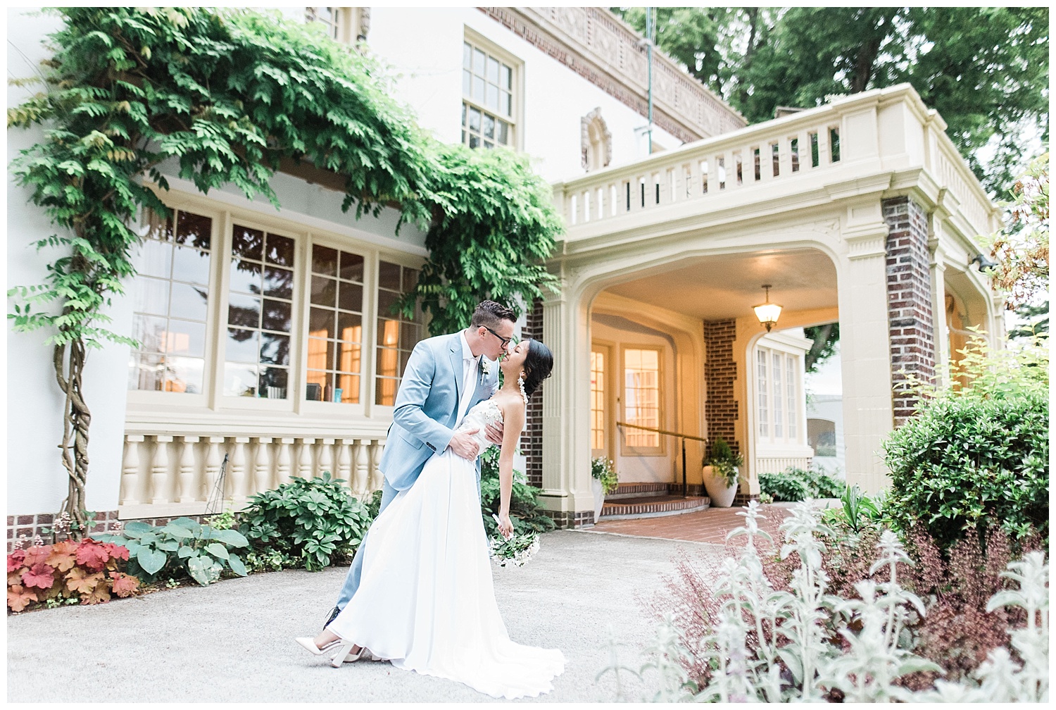 Lairmont Manor Wedding with dog -- Bellingham Wedding Photograph