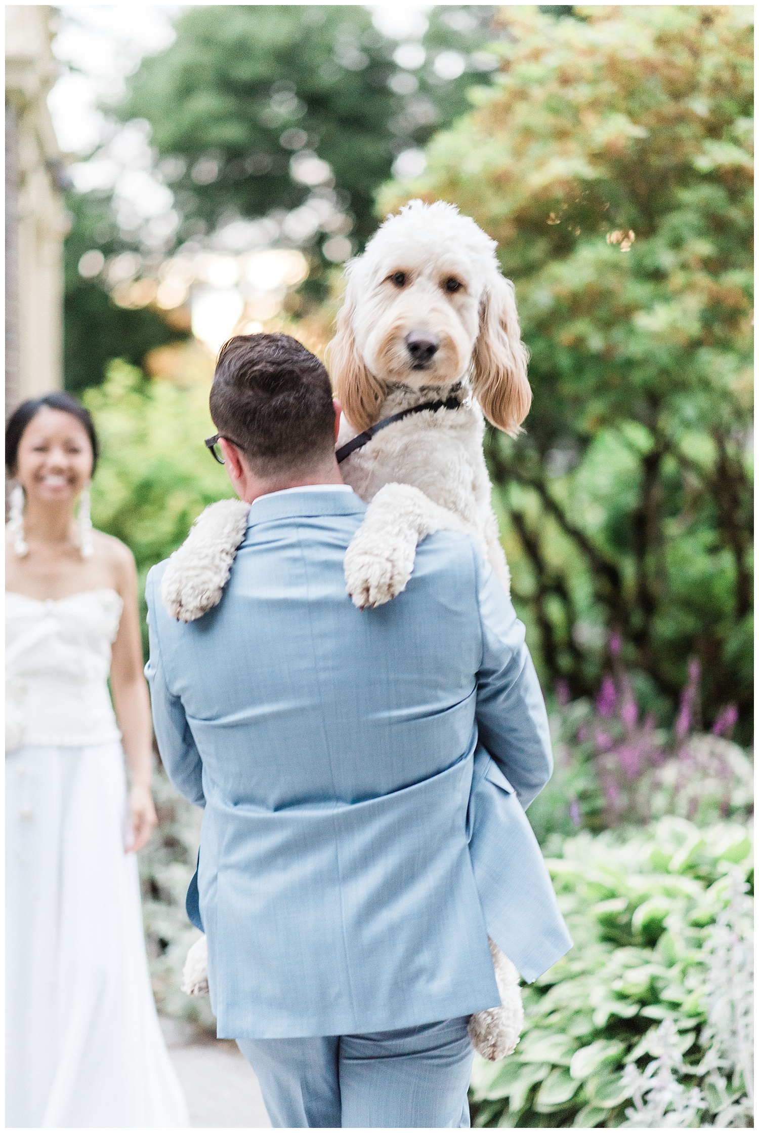 Lairmont Manor Wedding with dog -- Bellingham Wedding Photograph