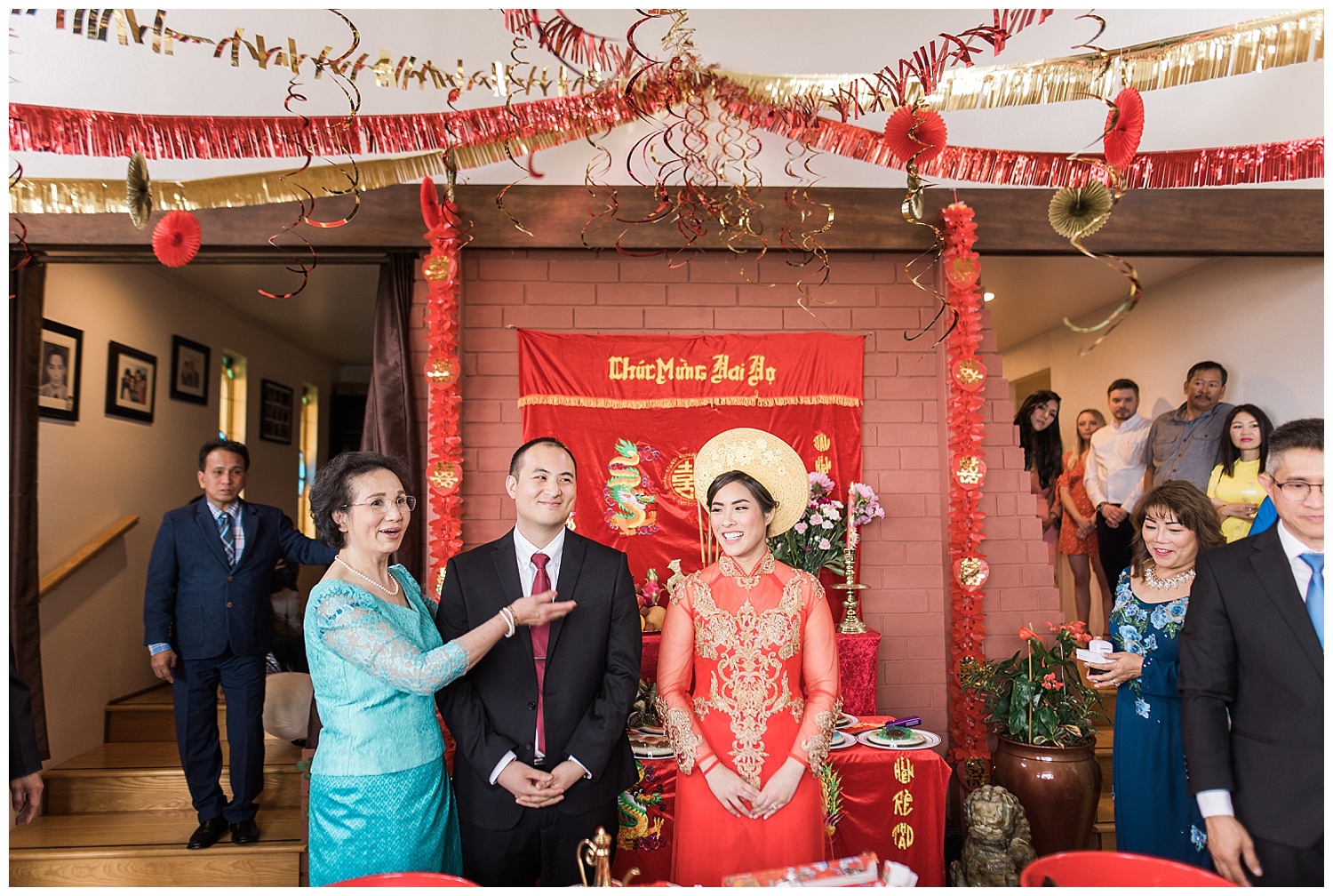 Vietnamese and Cambodian Tea Ceremony. Seattle Wedding Photograp