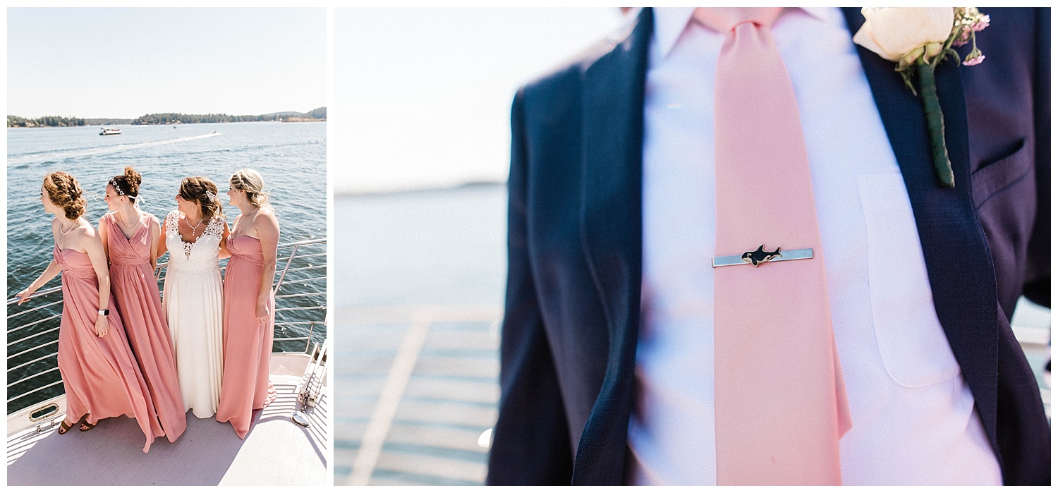 San Juan Island, Whale Watching Charter Wedding, Friday Harbor,