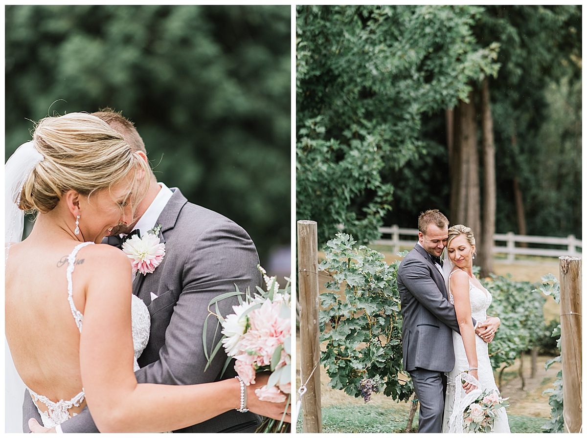 Chateau Lill Wedding in wine country. Woodinville Wedding. Delil