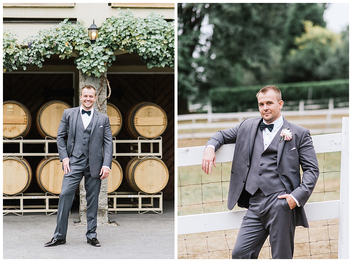 Chateau Lill Wedding in wine country. Woodinville Wedding. Delil