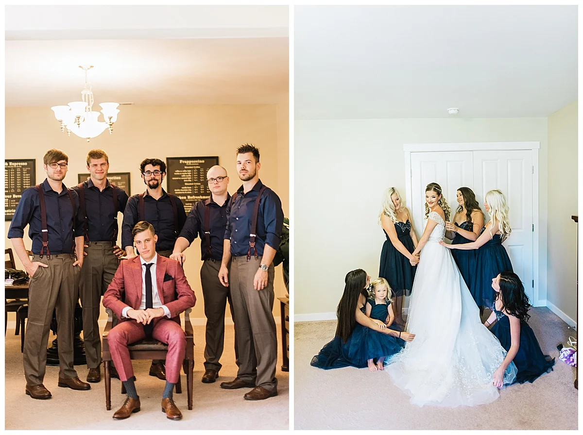 Chateau Lille wedding, Winter indoor PNW wedding, lodge, delille
