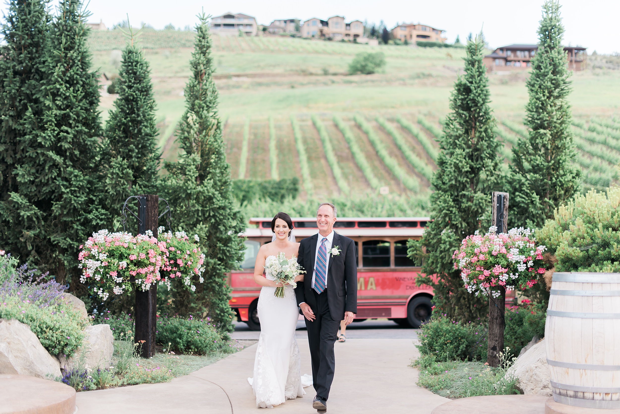 David & Kylie's Karma Vineyards Chelan Wedding. 