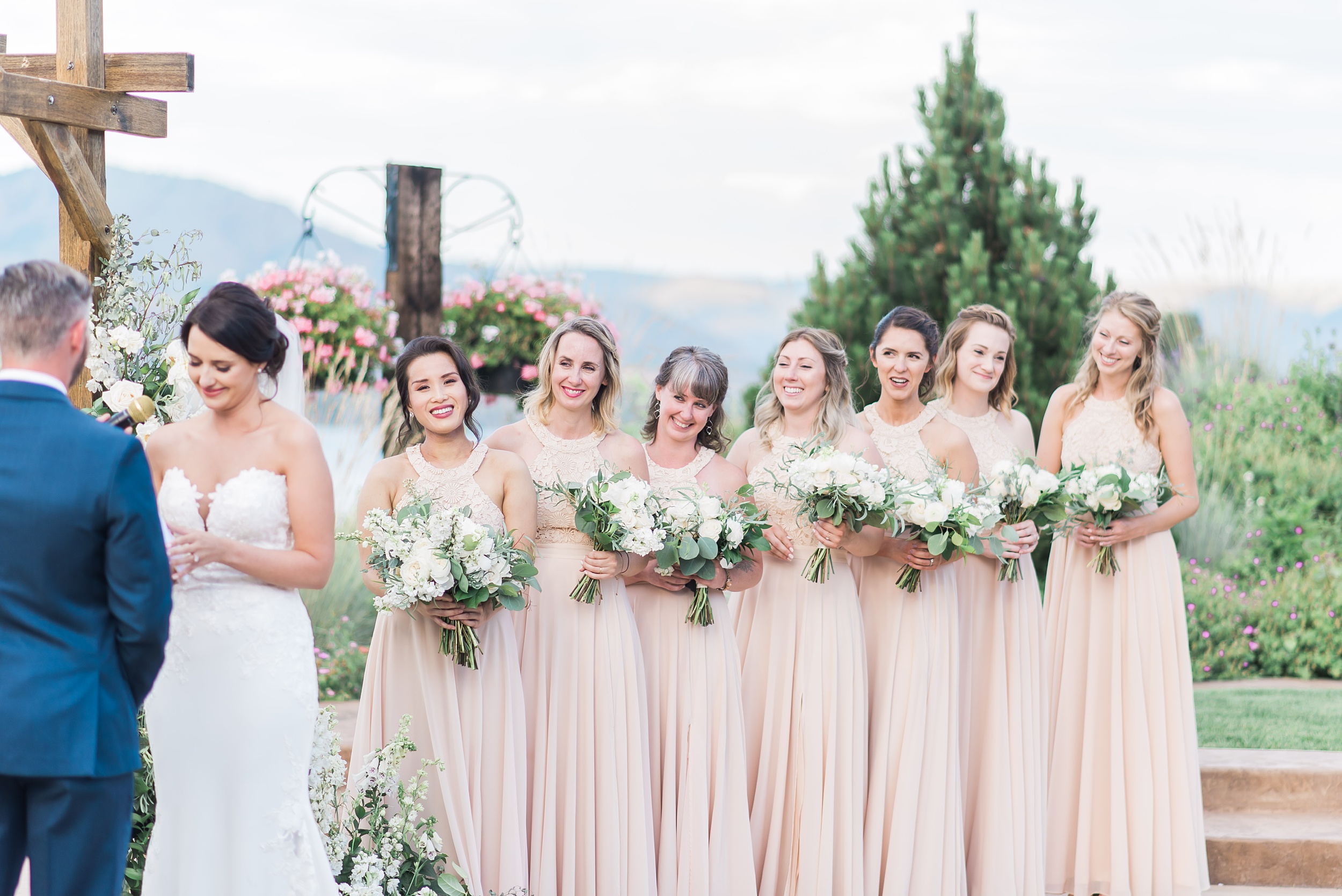 David & Kylie's Karma Vineyards Chelan Wedding. 