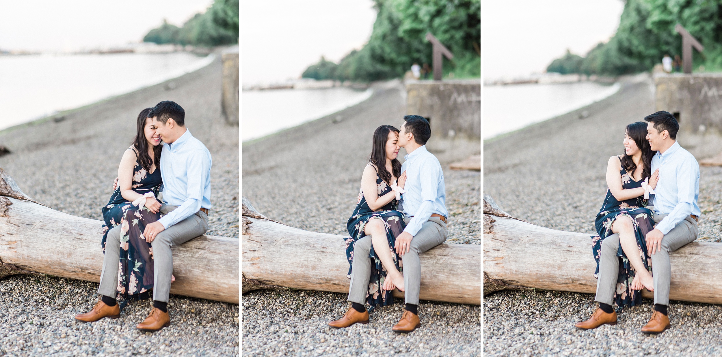 point defiance rose garden engagement photos.