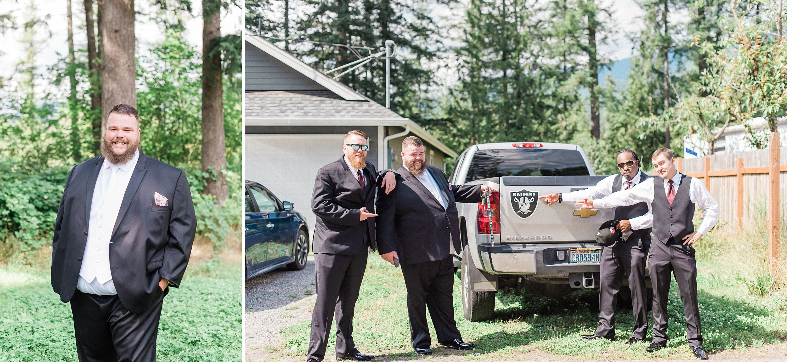 Rustic PNW backyard wedding - seattle wedding photographer