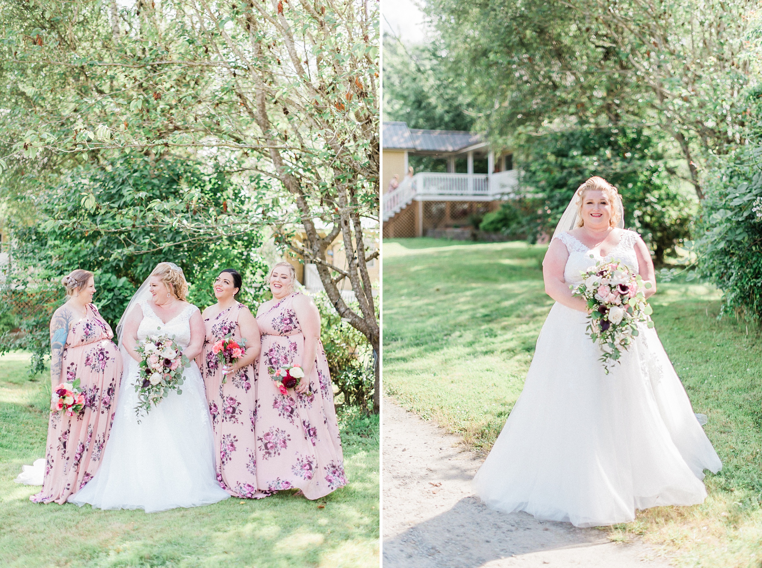 Rustic PNW backyard wedding - seattle wedding photographer