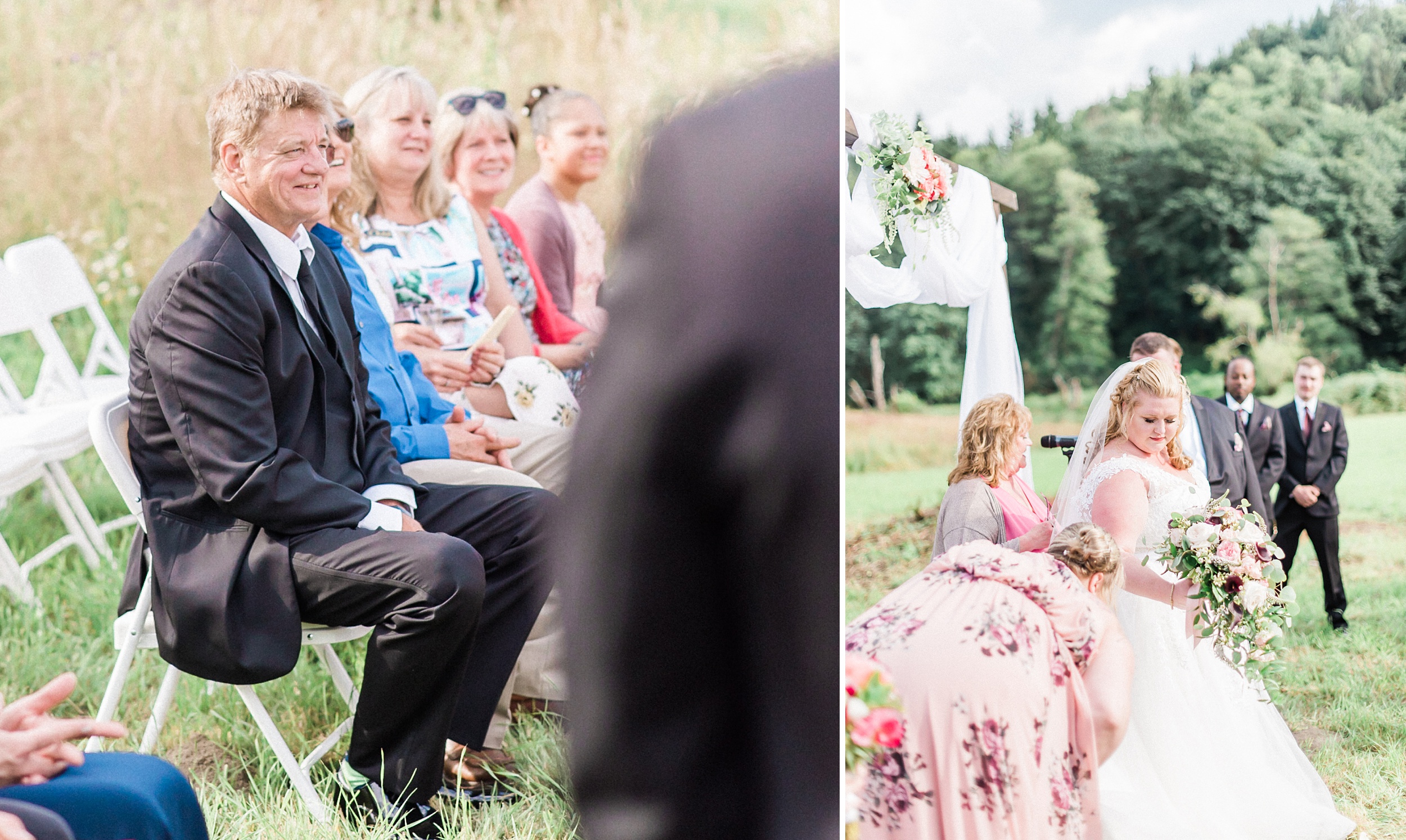 Rustic PNW backyard wedding - seattle wedding photographer